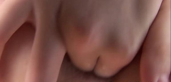  Dutch teen in close up fingerfucks her pussy